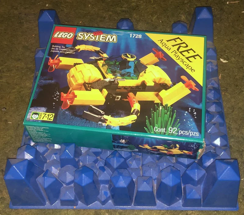 LEGO 1728-1 Crystal Crawler — 97 pieces, Aquazone theme