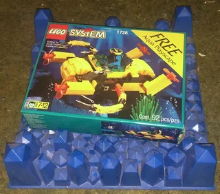 LEGO 1728-1 Crystal Crawler — 97 pieces, Aquazone theme