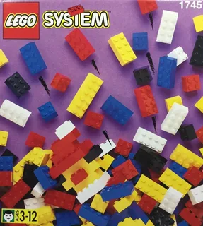 LEGO 1745-1 Box of Standard Bricks, 3+ — 404 pieces, released 1995