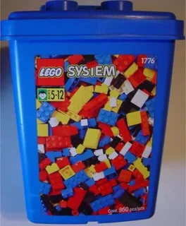 LEGO 1776-1 Large Bulk Bucket — 950 pieces, released 1996