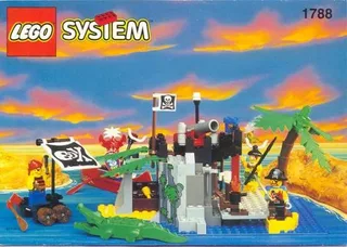 LEGO 1788-1 Treasure Chest — 167 pieces, Pirates theme