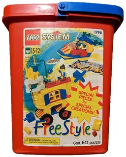 LEGO 1796-1 Freestyle Large Monster Bucket — 653 pieces, Freestyle theme