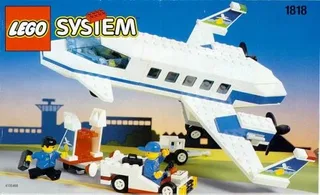 LEGO 1818-1 Aircraft and Ground Support Equipment and Vehicle — 204 pieces, Town theme