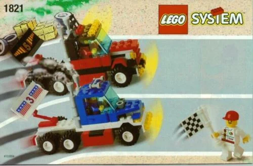 Rally Racers - LEGO Set 1821-1 - 1996