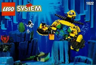 LEGO 1822-1 Sea Claw 7 — 191 pieces, released 1995