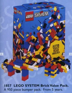 LEGO 1857-1 Basic Bricks — 950 pieces, released 1996