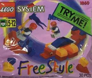 LEGO 1860-1 Freestyle Set — 32 pieces, Freestyle theme