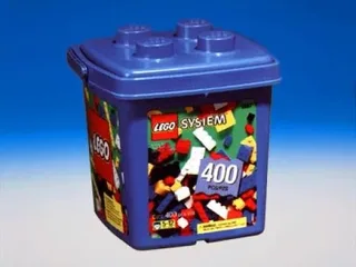 LEGO 1867-1 Medium Bulk Bucket — 400 pieces, released 1997