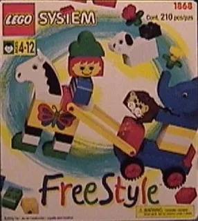 LEGO 1868-1 Freestyle Box — 220 pieces, Freestyle theme
