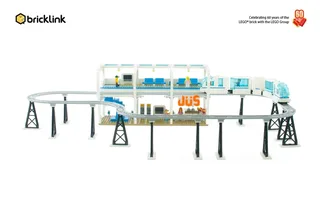 LEGO 19003-1 Skyline Express — 1366 pieces, BrickLink Designer Program theme