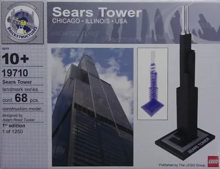 LEGO 19710-1 Sears Tower (Brickstructures Version) — 68 pieces, Architecture theme