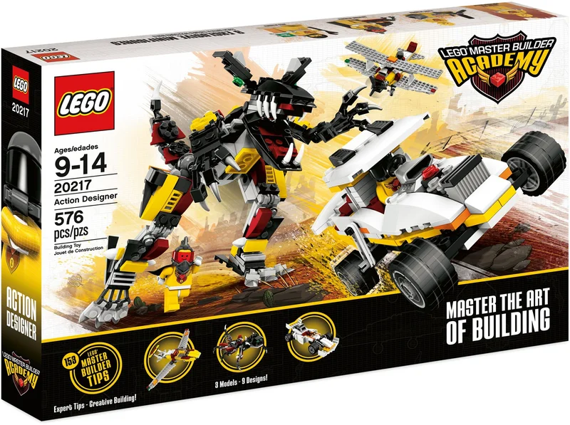 LEGO 20217-1 Action Designer (Kits 4 - 6 Redesign) — 204 pieces, Master Builder Academy theme