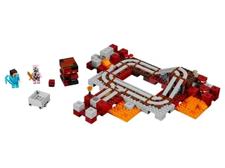 LEGO 21130-1 The Nether Railway — 387 pieces, Minecraft theme