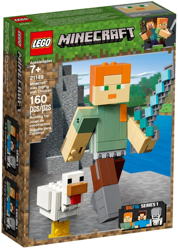 Minecraft Alex BigFig with Chicken - View 2