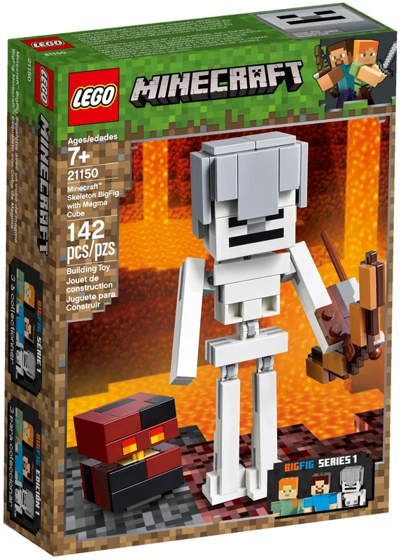 Minecraft Skeleton BigFig with Magma Cube - View 2