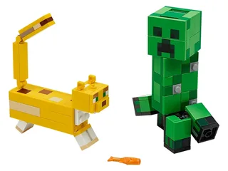 LEGO 21156-1 BigFig Creeper and Ocelot — 184 pieces, Minecraft theme