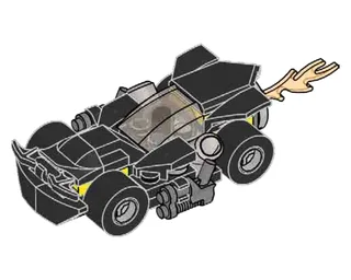 LEGO 212219-1 Batmobile — 38 pieces, Super Heroes DC theme