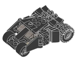 LEGO 212328-1 Batmobile Tumbler — 58 pieces, Super Heroes DC theme
