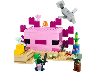 LEGO 21247-1 The Axolotl House — 242 pieces, Minecraft theme