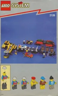 LEGO 2126-1 Train Cars — 383 pieces, released 1997