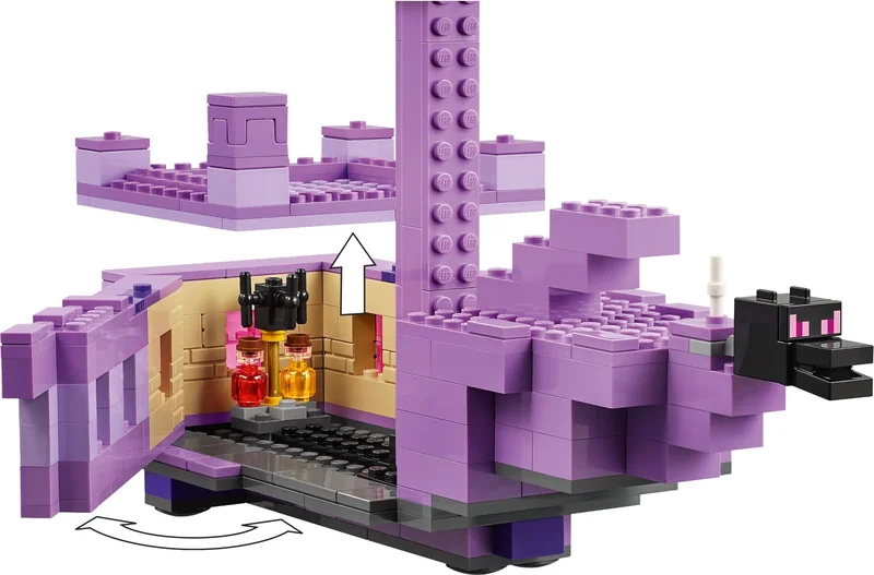 The Ender Dragon and End Ship - View 2