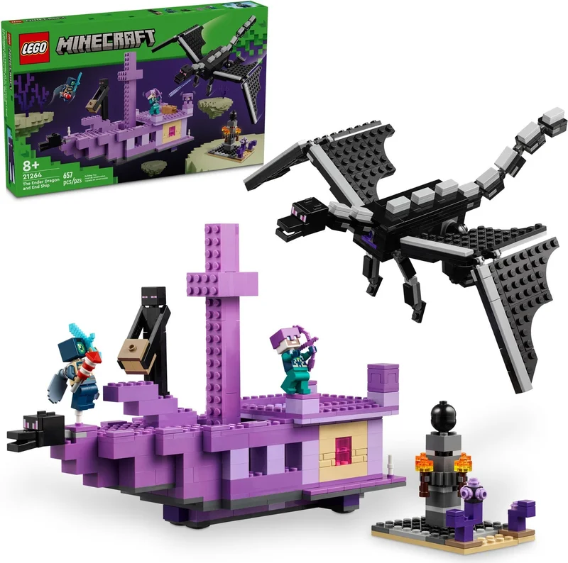 The Ender Dragon and End Ship - View 7