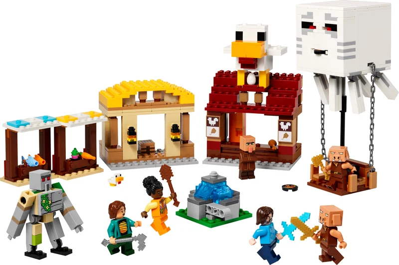 LEGO 21273-1 The Ghast Balloon Village Attack — 555 pieces, Minecraft theme