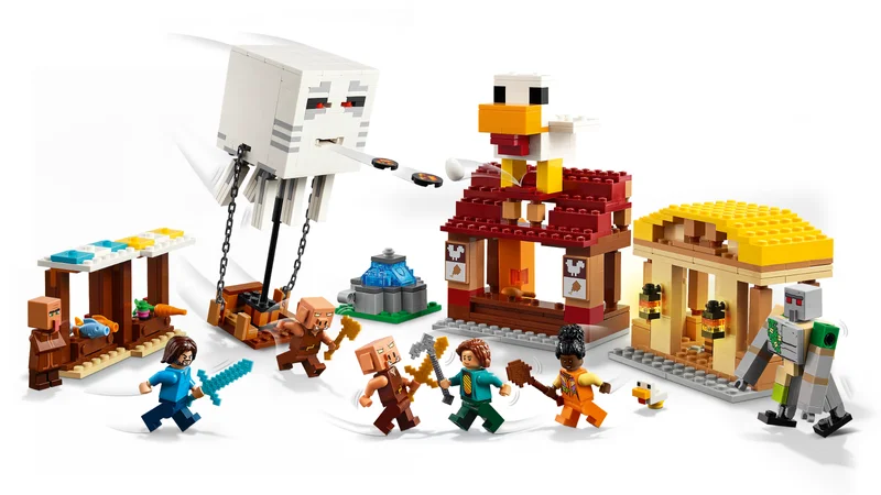 The Ghast Balloon Village Attack - View 3