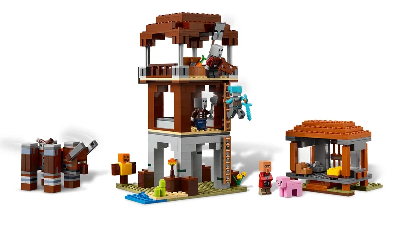 The Pillager Outpost and Ravager - View 4