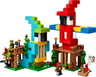 LEGO 21282-1 The Parrot Houses — 535 pieces, Minecraft theme