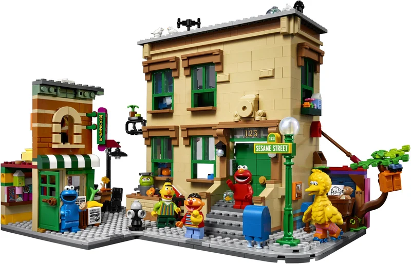 LEGO 21324-1 123 Sesame Street — 1367 pieces, released 2020