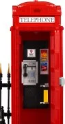 Red London Telephone Box - View 6