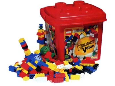LEGO 2195-1 Small Bucket — 228 pieces, Universal Building Set theme