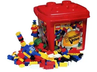 LEGO 2195-1 Small Bucket — 228 pieces, Universal Building Set theme