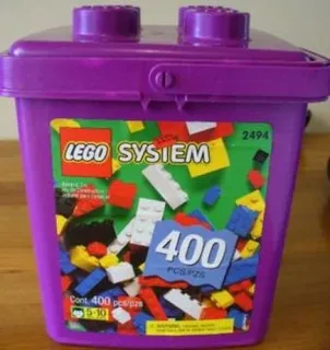 LEGO 2494-1 400-Piece Purple Bucket — 400 pieces, Universal Building Set theme