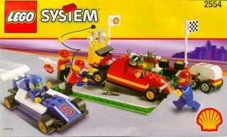 LEGO 2554-1 Formula 1 Pit Stop — 173 pieces, Town theme