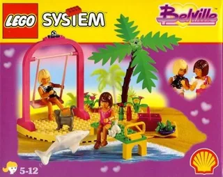 LEGO 2555-1 Swing Set — 53 pieces, released 1998