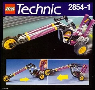 LEGO 2854-1 Bungee Chopper — 72 pieces, Technic theme