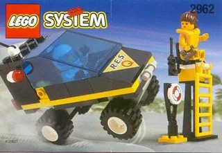 LEGO 2962-1 Res-Q Lifeguard — 70 pieces, released 1998