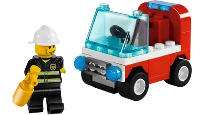Fireman's Car - LEGO Set 30001-1 - 2009