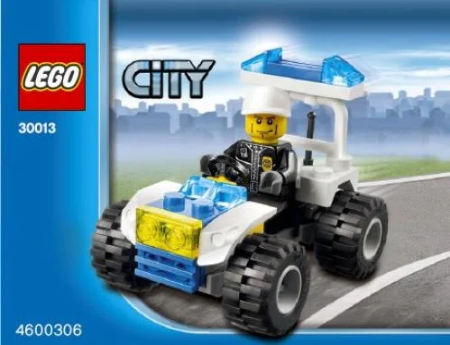 Police Quad - LEGO Set 30013-1 - 2010