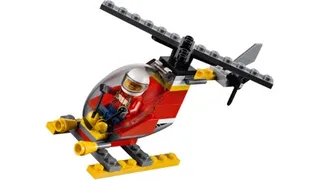 LEGO 30019-1 Fire Helicopter — 37 pieces, released 2012