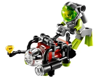 LEGO 30042-1 Mini Sub — 37 pieces, Atlantis theme