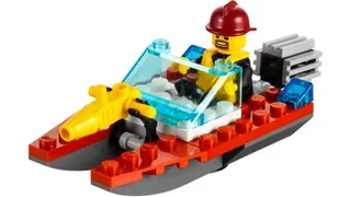 LEGO 30220-1 Fire Speedboat — 40 pieces, City theme