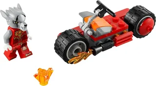 LEGO 30265-1 Worriz' Fire Bike — 31 pieces, Legends of Chima theme