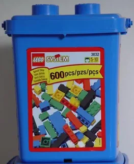LEGO 3032-1 Medium Bucket — 600 pieces, Universal Building Set theme