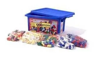 LEGO 3033-1 Basic Bulk Tub (American Version) — 1200 pieces, Universal Building Set theme