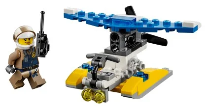 Police Water Plane - LEGO Set 30359-1 - 2018