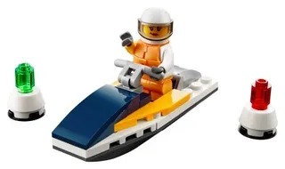 LEGO 30363-1 Race Boat — 34 pieces, released 2019