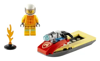 LEGO 30368-1 Fire Rescue Water Scooter — 34 pieces, released 2020